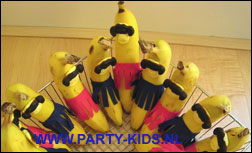 bananendansers en danseressen