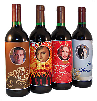 Zelf (Wijn)fles etiketten maken met foto