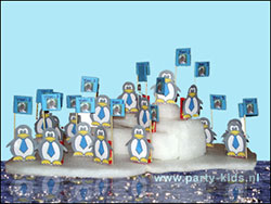 ijsschots met pinguins
