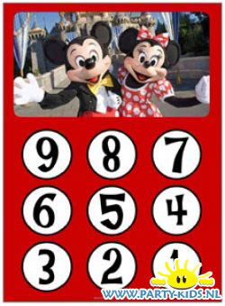 Mickey Mouse aftelkalender