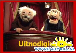 Muppets Waldorf and Statler uitnodiging