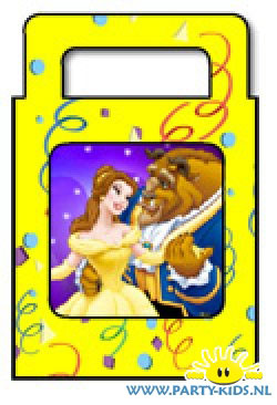 Belle en het Beest traktatie tasje