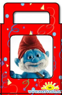 Grote Smurf traktatie tas