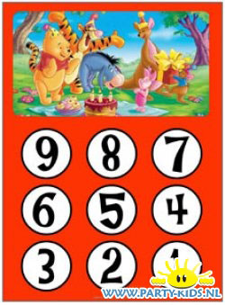Winnie de Pooh aftelkalender