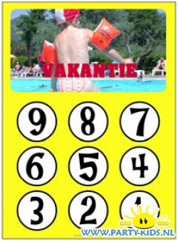 Vakantie aftelkalender