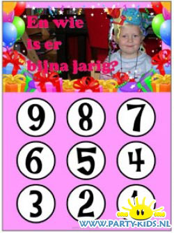 Verjaardag aftelkalender