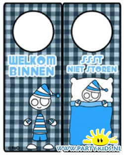 Deurhanger baby jongen FoO