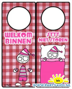Deurhanger baby meisje FoO