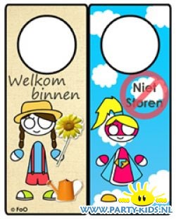 Deurhanger voor meisjes