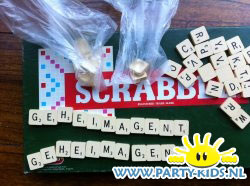 Meeste woorden maken met Scrabble letters