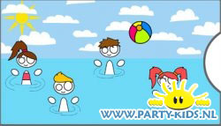 Geld envelop zwemfeestje FoO