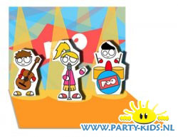 Pop-up kaart FoO concert