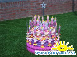 Prinsessentaart van piepschuim