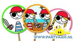 Prikkertjes voor piratenfeest