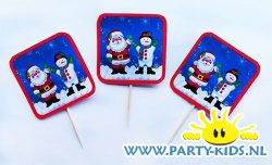 Kerstman en Sneeuwpop prikkertjes