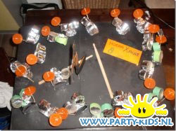 Drumstel traktatie van plastic bekers