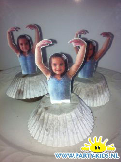 Ballerina van cupcake
