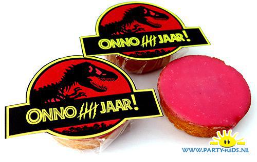 Jurassic world roze koek