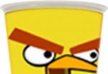 Angry Bird beker Geel (Yellow Bird)